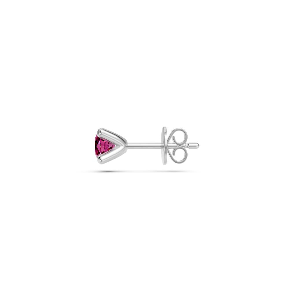 Pink Sapphire Earring in White Gold R01480325