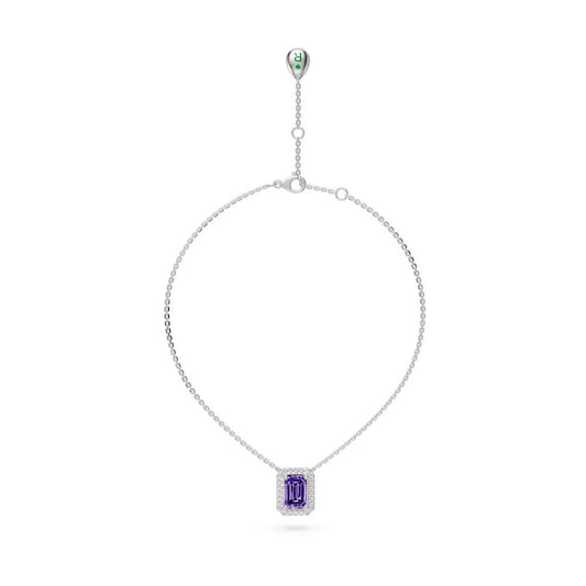 White Gold Necklace with Tanzanite Stone R38771224
