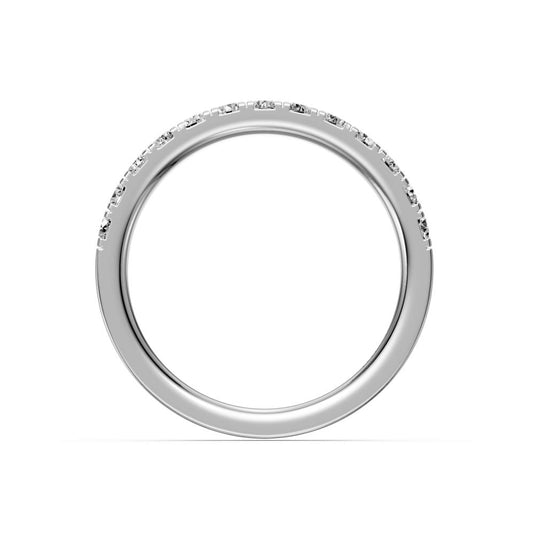 White gold riing with diamonds R17060725