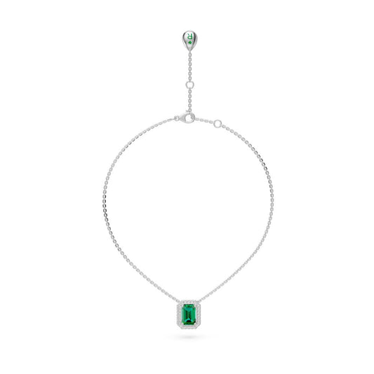 White Gold Necklace with Tsavorite Stone R36271224