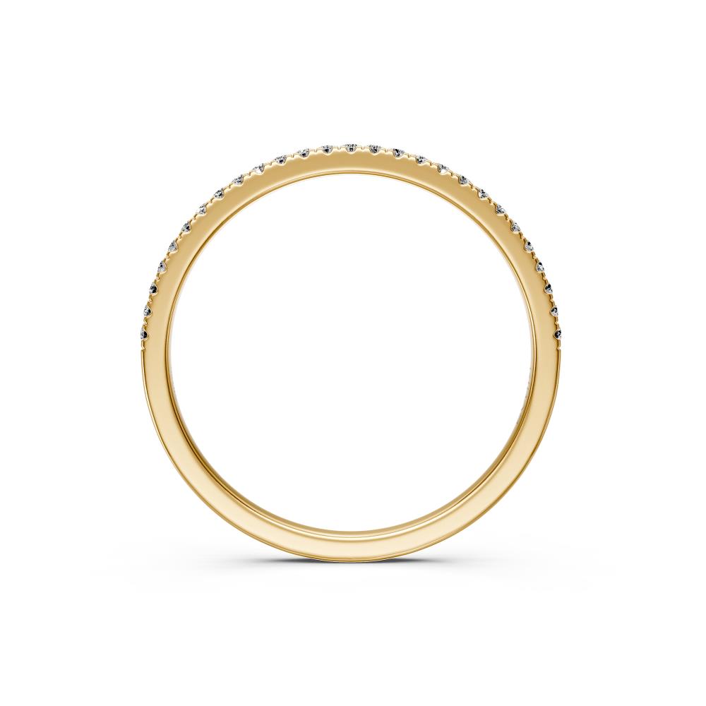 Diamond Band Ring in Yellow Gold JFA9856