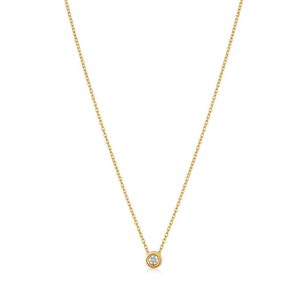 Diamond Necklace in Yellow Gold JFA201149