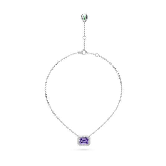 White Gold Necklace with Tanzanite Stone R38741224