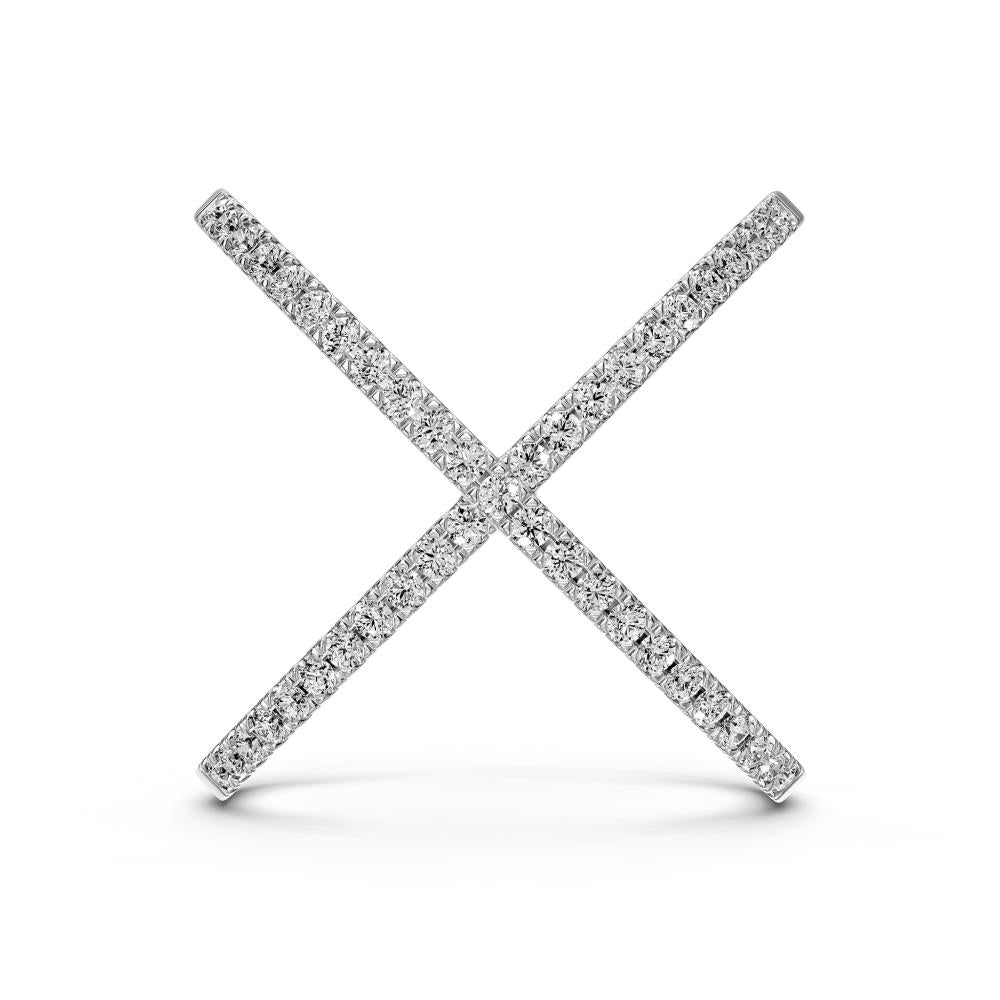 Diamond Ring in White Gold JFA19538