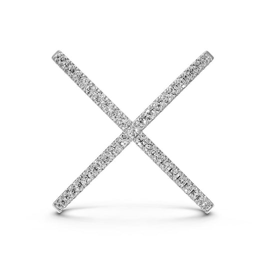 Diamond Ring in White Gold JFA19538