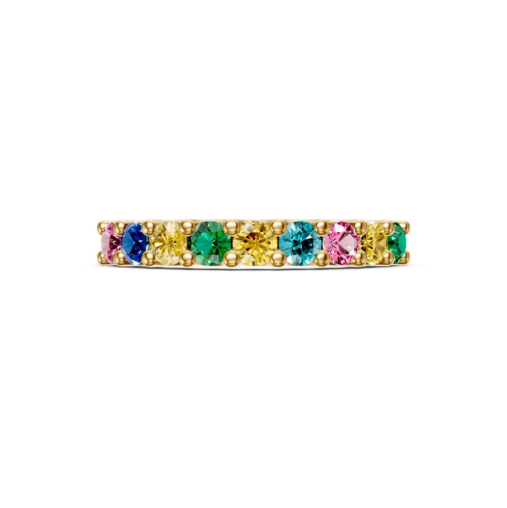 Sapphire Band Ring in Yellow Gold R02790325
