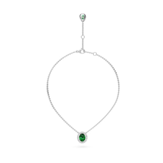 White Gold Necklace with Tsavorite Stone R39420125