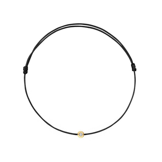 String Bracelet with Diamond JFA19415