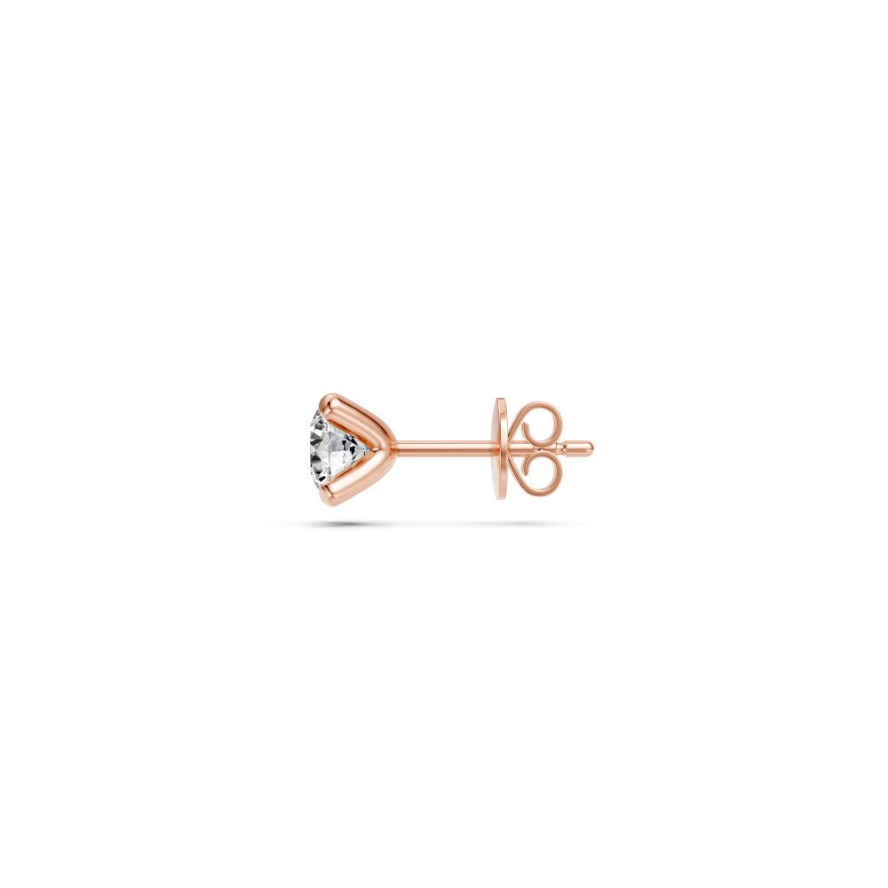 Diamond Earrings in Rose Gold R14101024K
