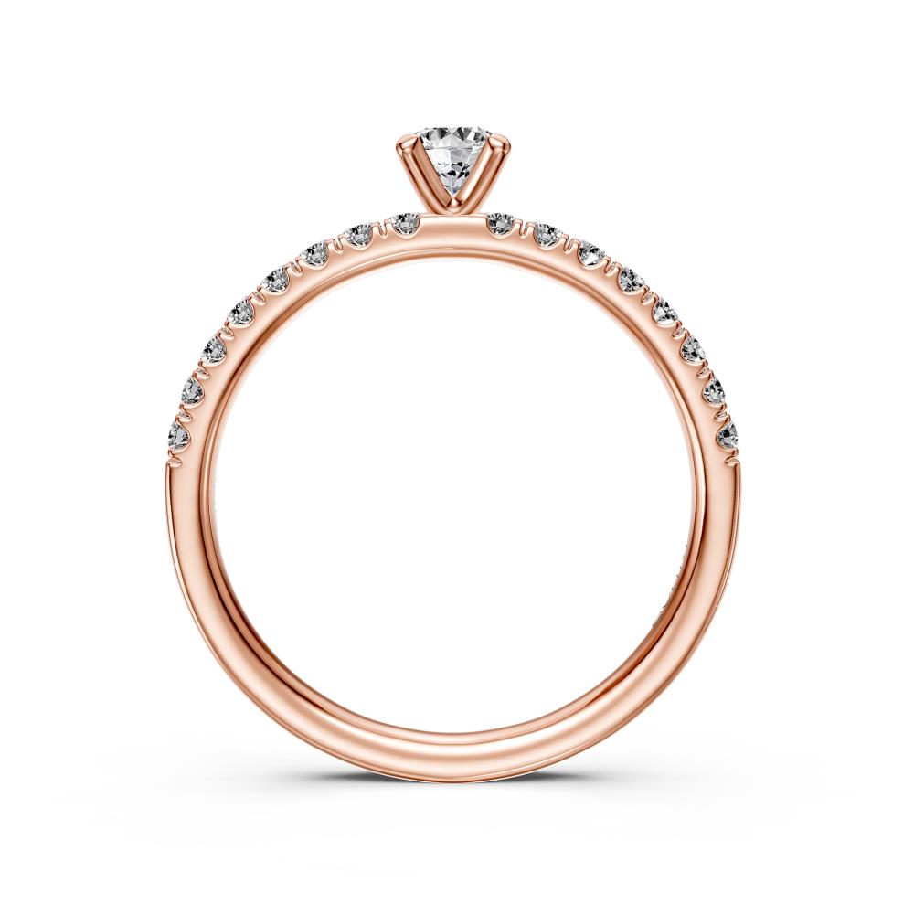 Diamond Ring in Rose Gold R15001024