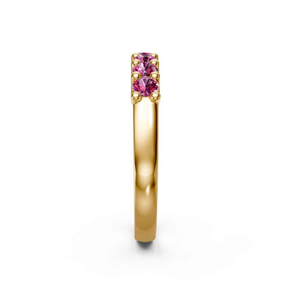 Sapphire Band Ring in Yellow Gold R02870325