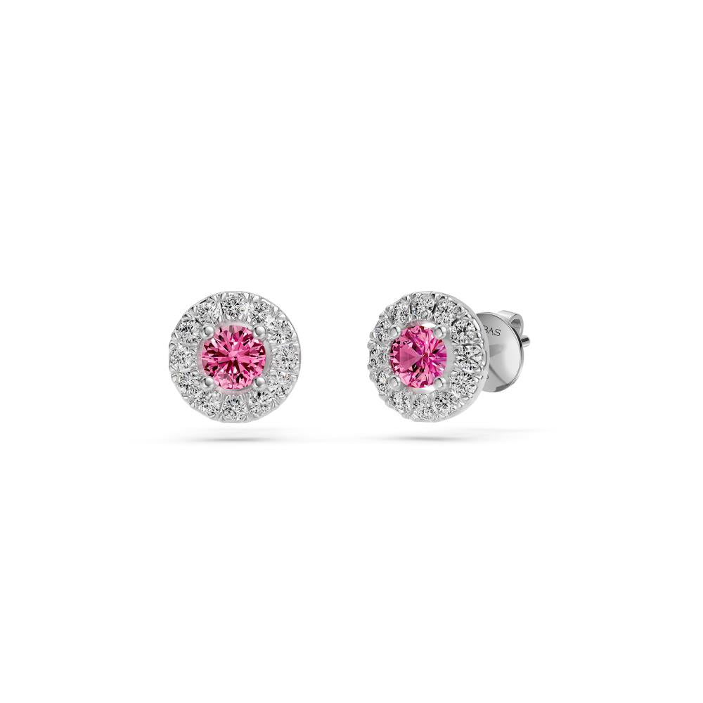 Sapphire and Diamonds Earrings in White Gold R37581224