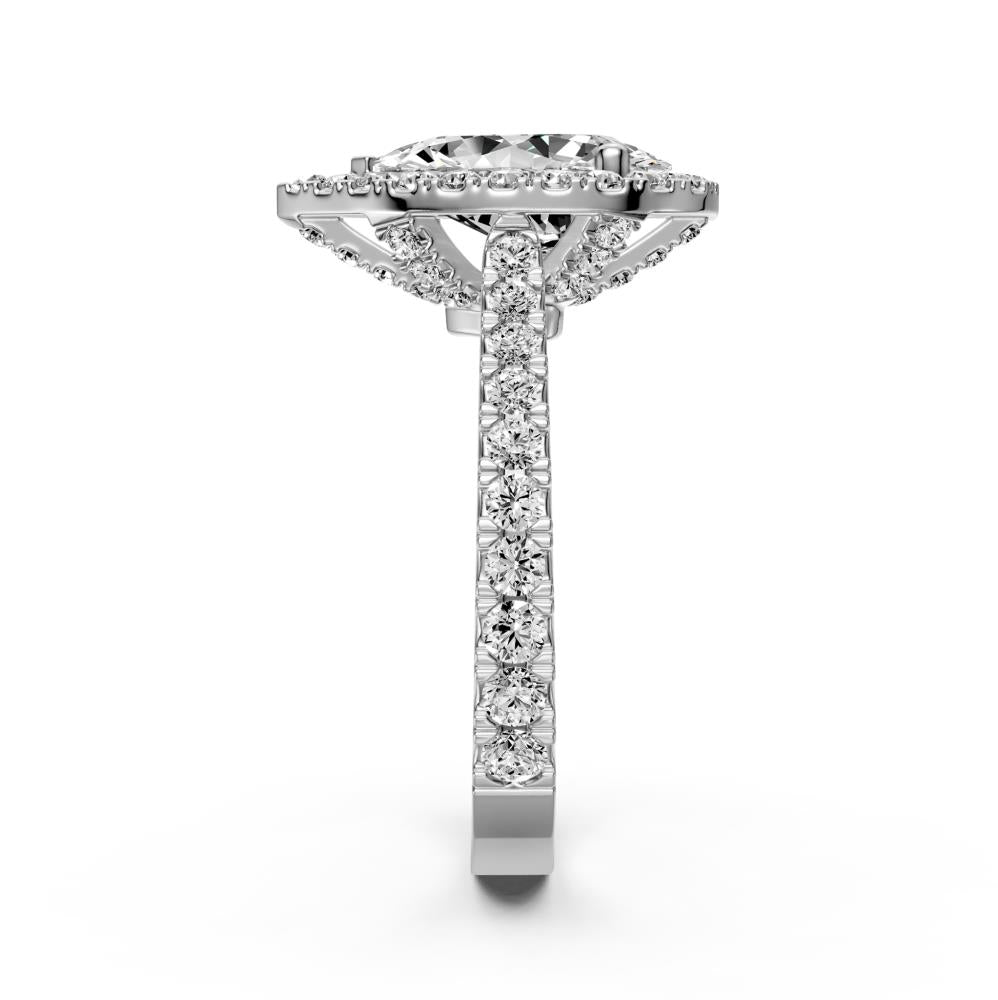 Diamond ring in White Gold AAR0879