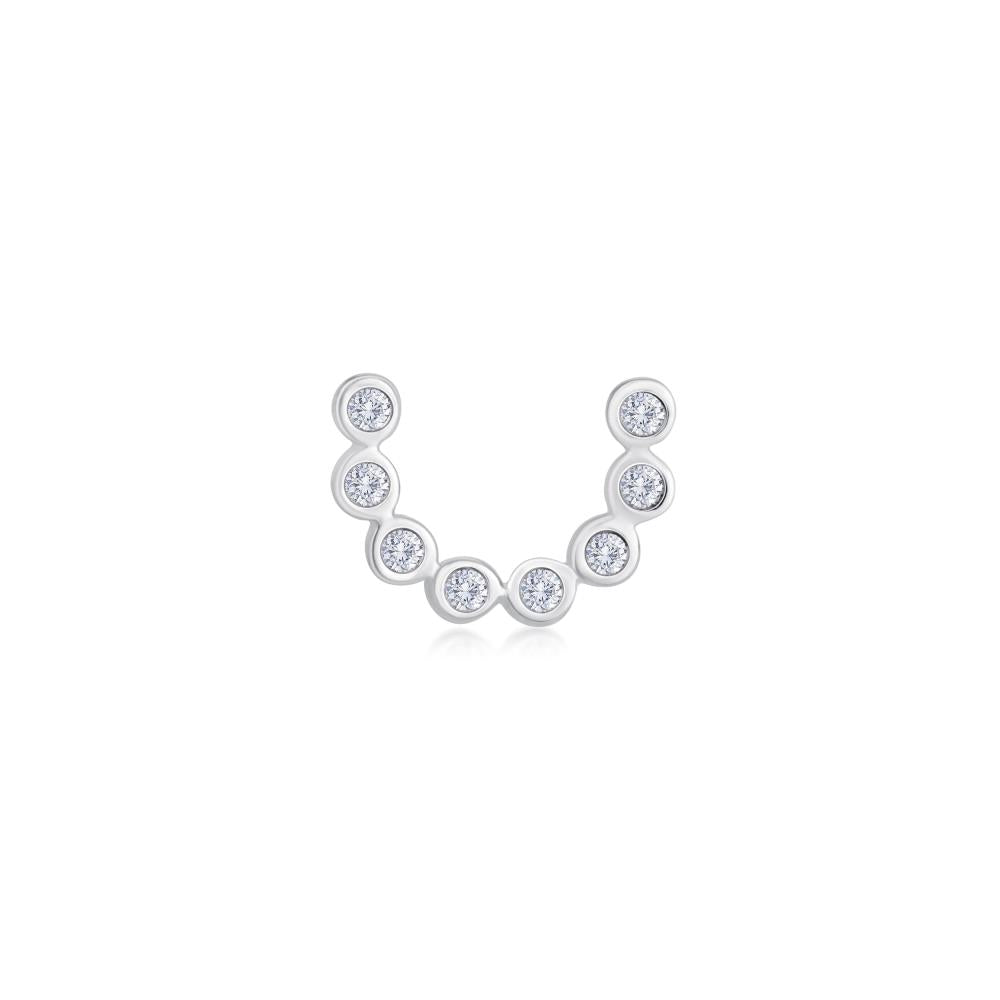Diamond Piercing in White Gold JFA15161