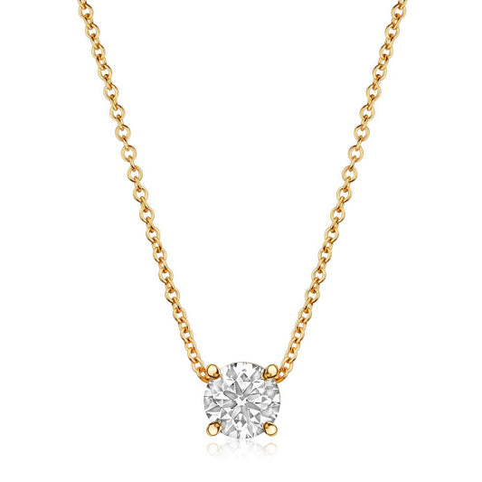 Diamond Necklace in Yellow Gold NA1355