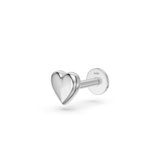 Heart Piercing in White Gold R28601124
