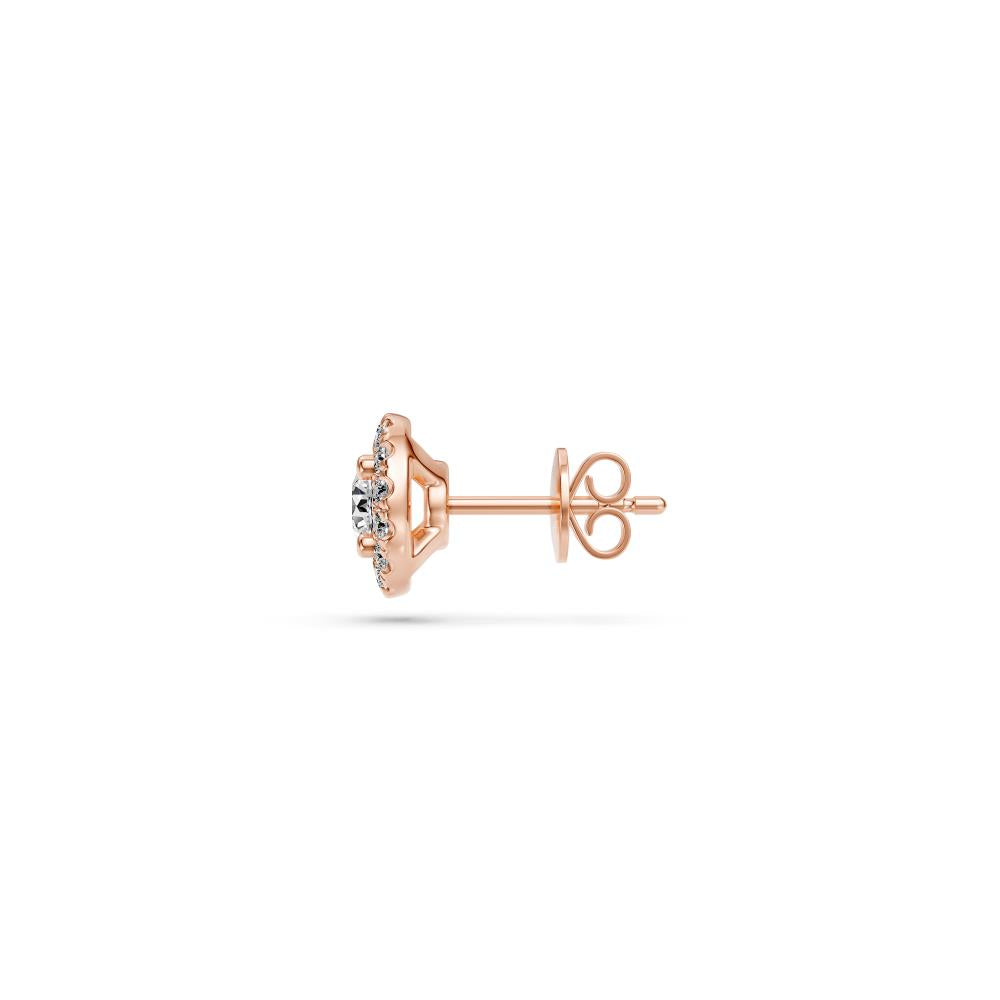 Diamond Earrings in Rose Gold R14321024