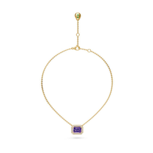 Yellow Gold Necklace with Tsavorite Stone R38761224