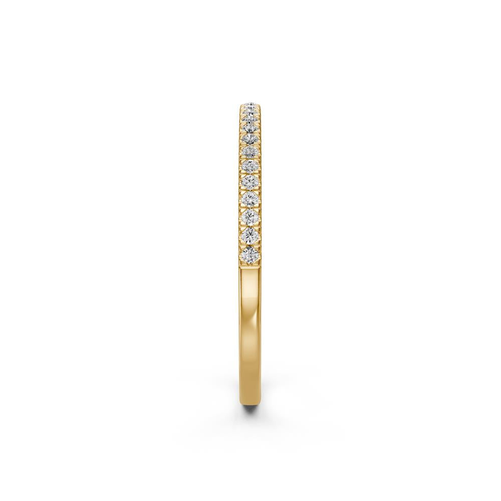 Diamond Band Ring in Yellow Gold JFA9856