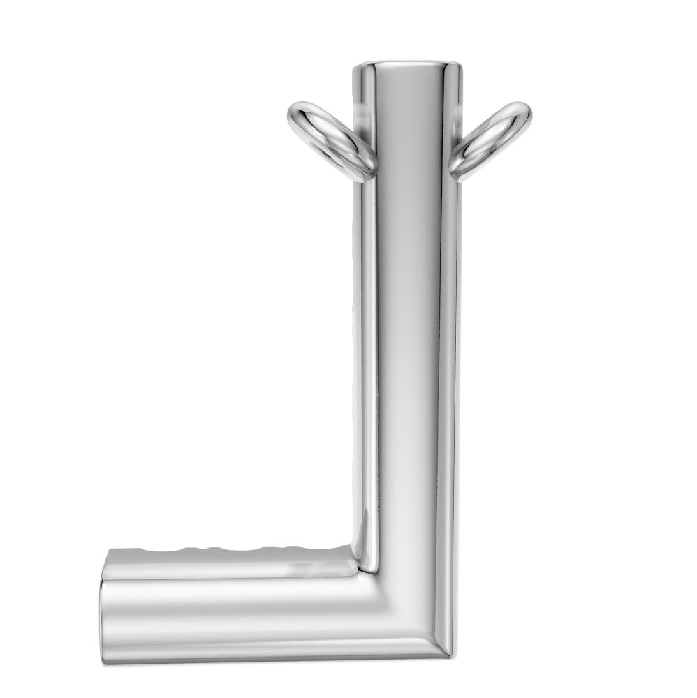 Diamond Letter L Pendant in White Gold R35141224