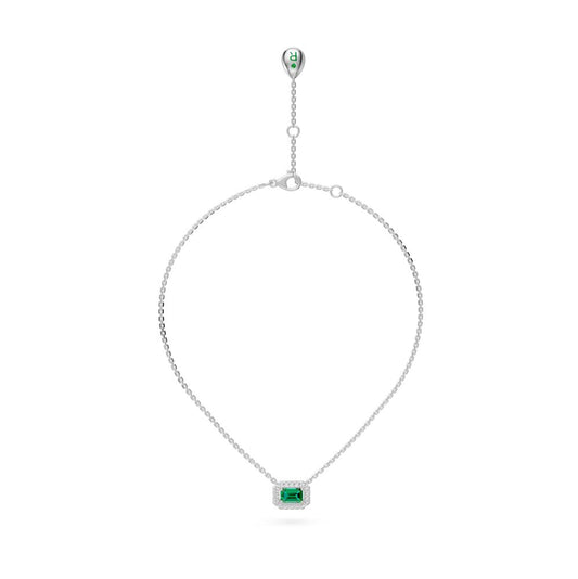 White Gold Necklace with Tsavorite Stone R36171224