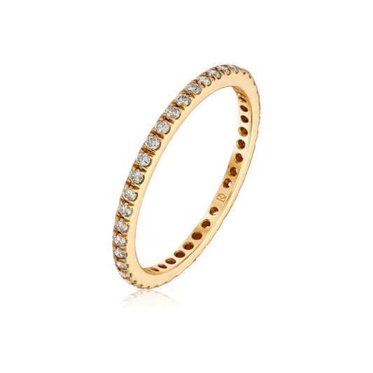 Diamond Band Ring in Yellow Gold JFA199700