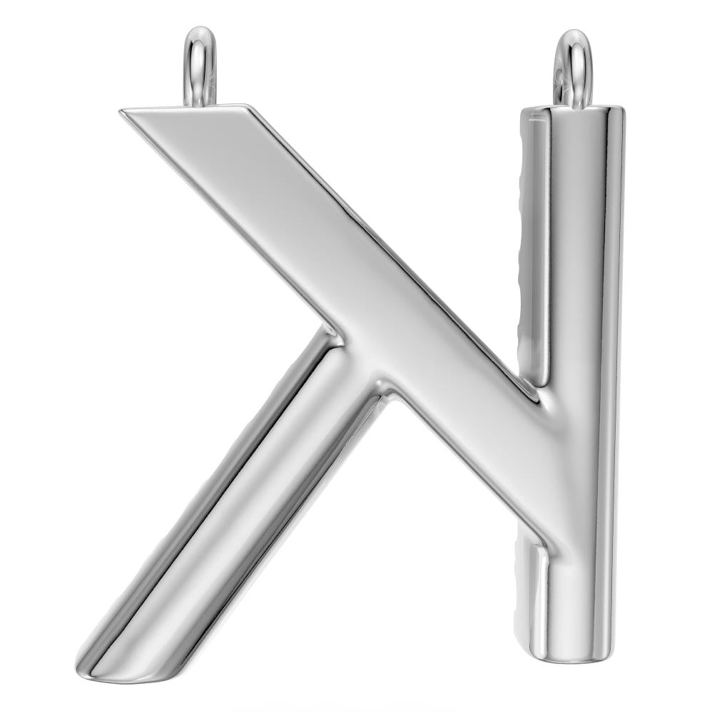 Diamond Letter K Pendant in White Gold R35121224