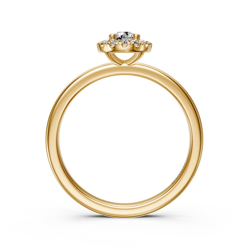 Diamond Ring with Yellow Gold and Diamonds R15361024