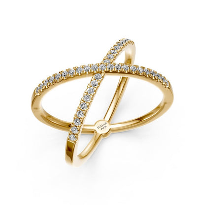 Diamond Ring in Yellow Gold JFA201049