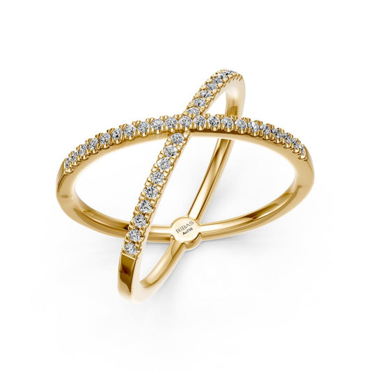 Diamond Ring in Yellow Gold JFA201049