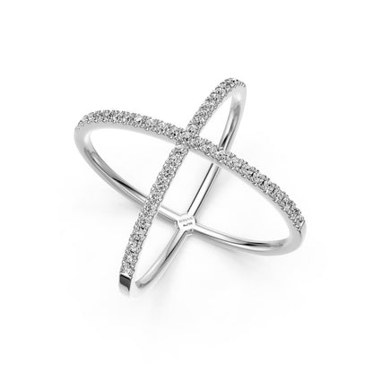 Diamond Ring in White Gold JFA19538