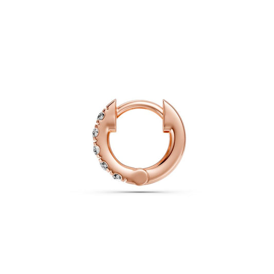 Diamond Hoop Earrings in Rose Gold JFA17195