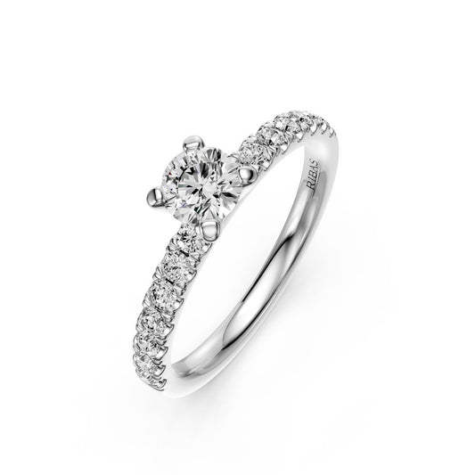 Diamond Ring in White Gold R15101024