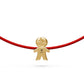 String Bracelet with Diamond in Yellow Gold "Boy" LP1999