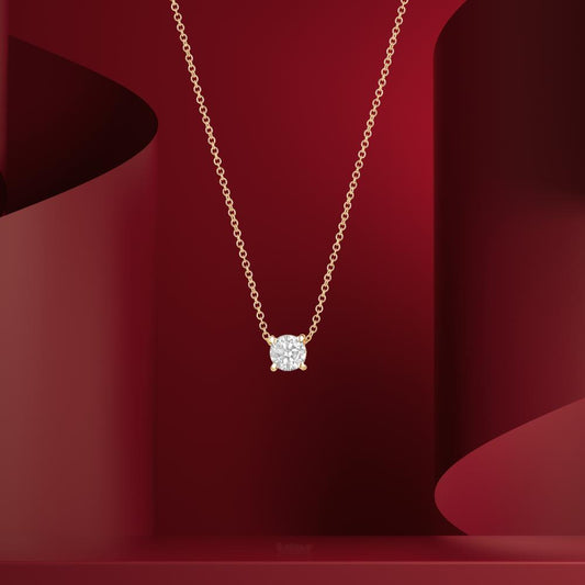 Diamond Pendant in Yellow Gold JFA200021