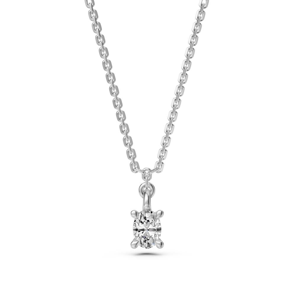 Diamond Necklace in White Gold JFA199722