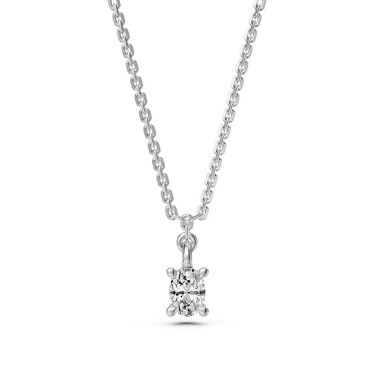 Diamond Necklace in White Gold JFA199722