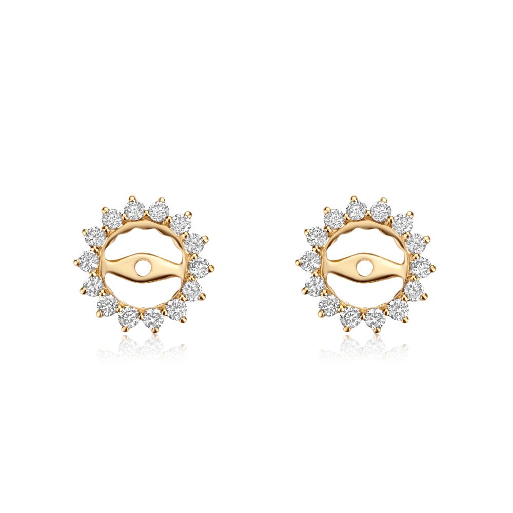 Diamond Earring Jackets in Yellow Gold JFA5970