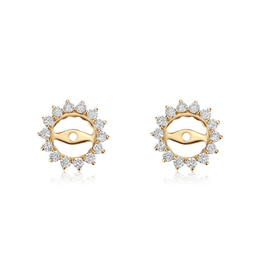 Diamond Earring Jackets in Yellow Gold JFA5970