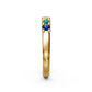 Sapphire Band Ring in Yellow Gold R02710325