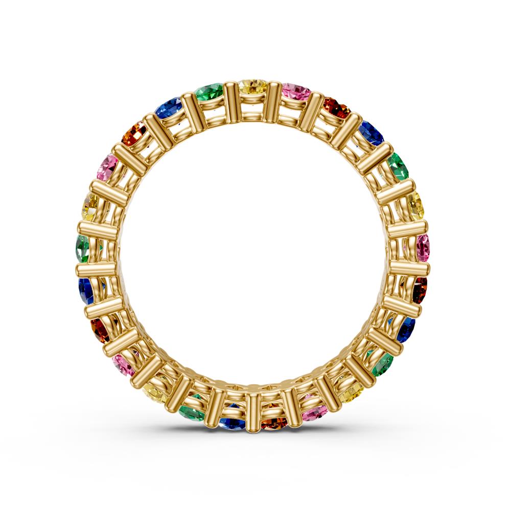 Sapphire Band Ring in Yellow Gold R02890325