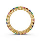 Sapphire Band Ring in Yellow Gold R02890325