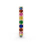 Sapphire Band Ring in Rose Gold R02900325