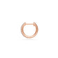 Diamond Hoop Earrings in Pink Gold JFA201073