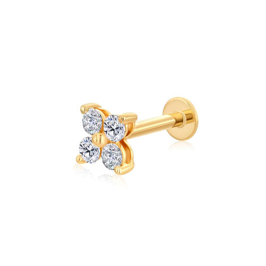 Diamond Piercing in Yellow Gold JFA199320