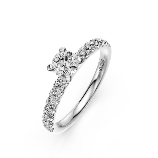 Diamond Ring in White Gold R15101024