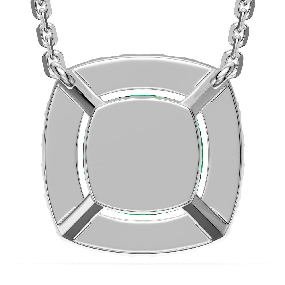 White Gold Necklace with Tsavorite Stone R37341224