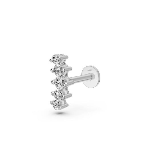 Diamond Piercing in White Gold JFA203082