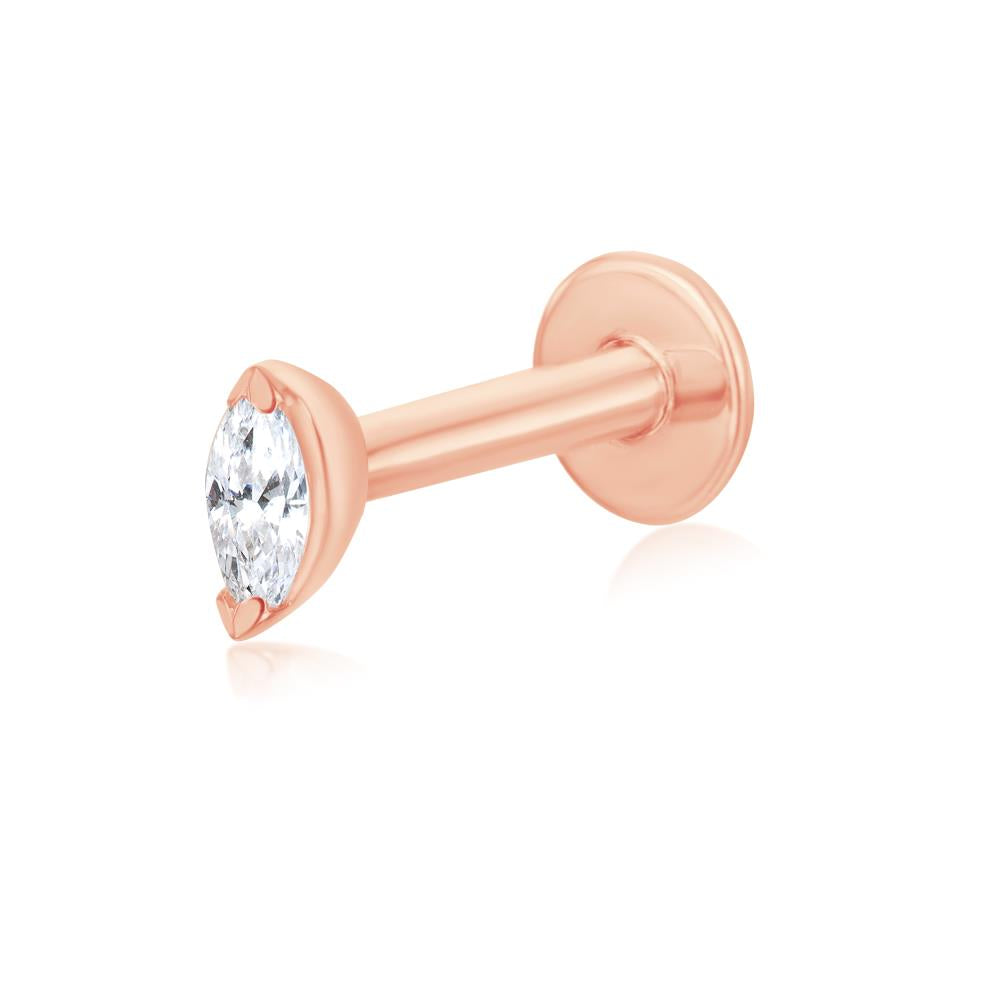 Diamond Piercing in Rose Gold JFA17753