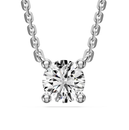 Diamond Pendant in White Gold R08100924